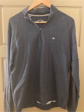 Fishhippie Navy Quarter-Zip Pullover